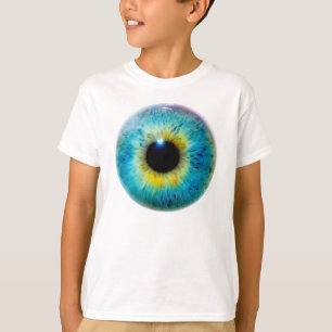 Ojo del globo del ojo junto con te la camiseta (el