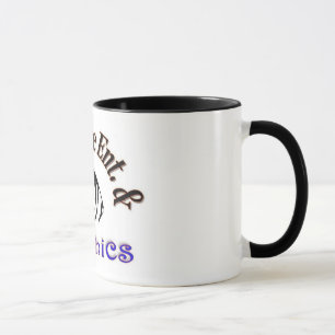Ojo del negro Ent. Y taza de café de los gráfico