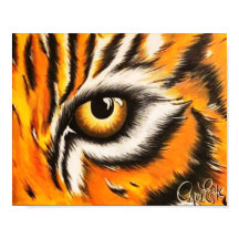 Ojo del tigre 8x10 Imprimir arte de Noel Estes