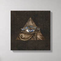 Ojo egipcio de Horus - Arte digital de Wadjet
