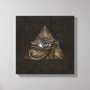 Ojo egipcio de Horus - Arte digital de Wadjet