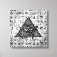 Ojo egipcio de Horus - Arte digital de Wadjet