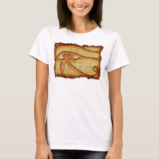 Ojo egipcio de la antigua camiseta de arte del Pap