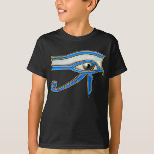 Ojo egipcio de la antigua camiseta de un diseñador