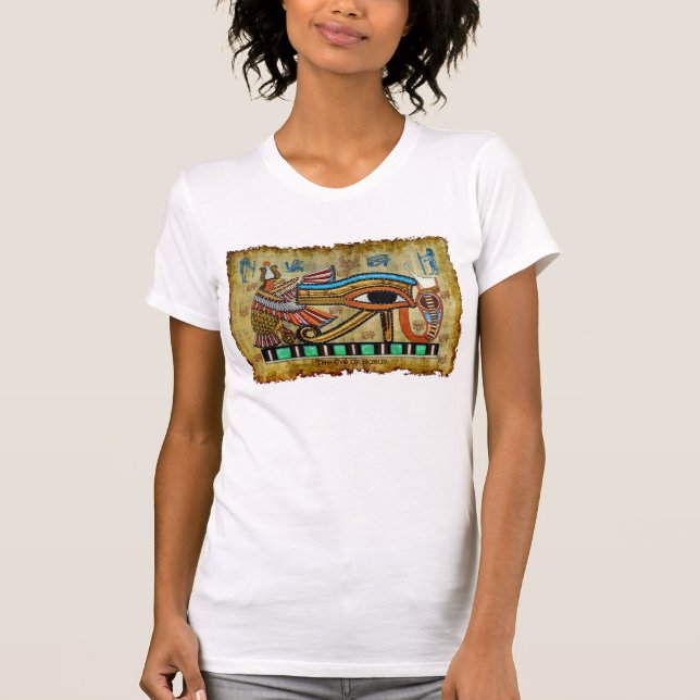 Ojo egipcio de la antigua camiseta de un diseñador (Anverso)