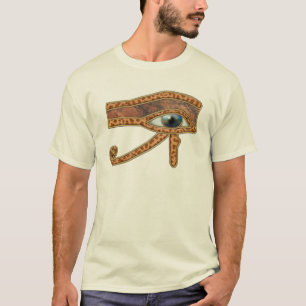 Ojo egipcio de la antigua camiseta de un diseñador