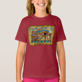 Ojo egipcio de la antigua camiseta de un diseñador