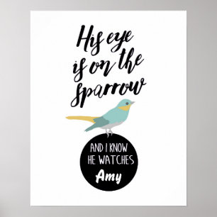 Ojo En El Arte De Pared Sparrow