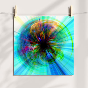 Ojo en el arte espacial digital único de Orion
