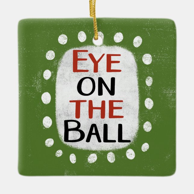 Ojo En El Ornamento De La Pelota (Anverso)