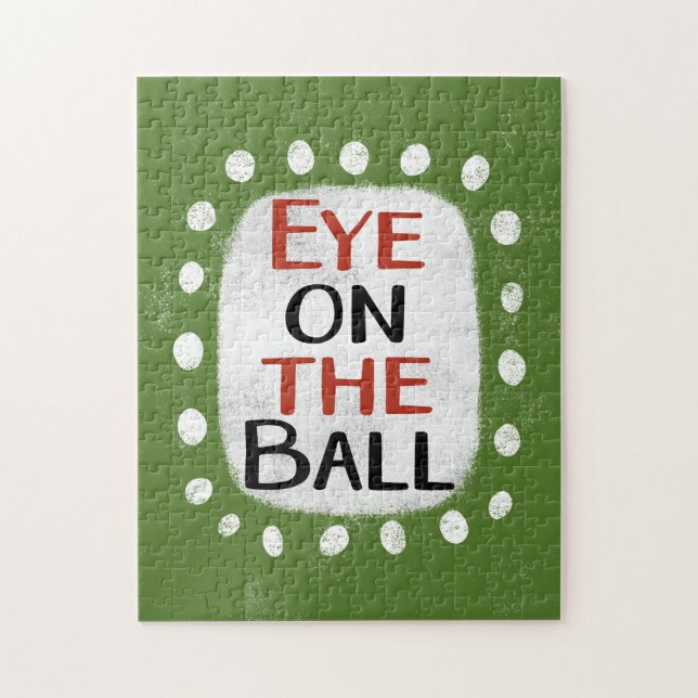 Ojo En El Rompecabezas De La Bola (Vertical)
