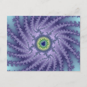 Ojo giratorio - Postal fractal
