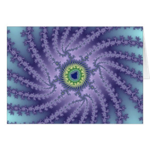 Ojo giratorio - Tarjeta fractal