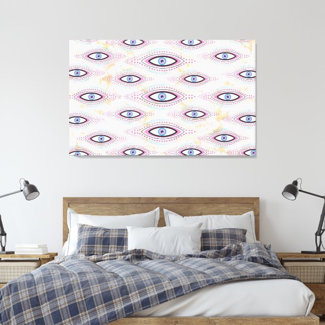 Ojo malvado Feliz Arte Colorido (Insitu(Dormitorio))