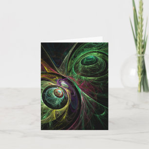 Ojo para observar la tarjeta de nota del arte