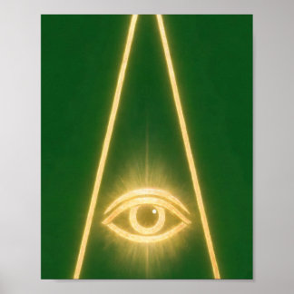 Ojo que todo lo ve arte masónico de 3er Grado