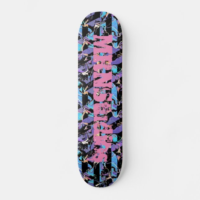 Ojo sore skateboard (Anverso)