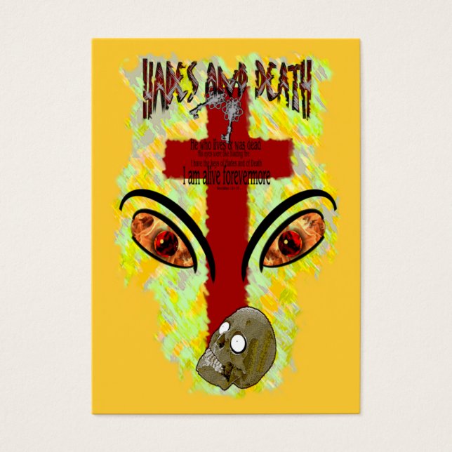 Ojos Como Incendio Deslumbrante - Tarjetas Tract / (Frente)