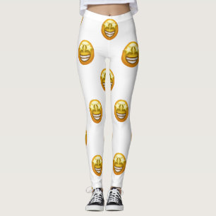 ojos de estrella emoji leggings