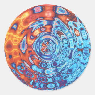 Ojos de fuego burbujeantes - pegatina