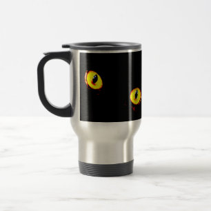 Ojos de gato taza del viaje del acero inoxidable