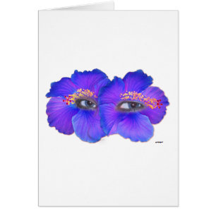 Ojos de Hibiscus - Azul