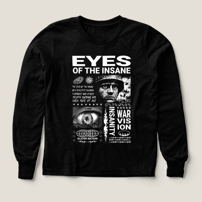 Ojos de los dementes - Visión de guerra fuertement (Diseño frontal)