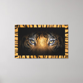 Ojos De Un Arte De Pared De Tigres