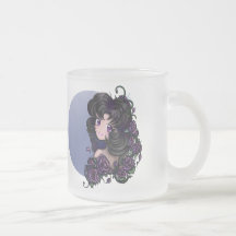 ¡Ojos del animado! TAZA linda del chica de Manga