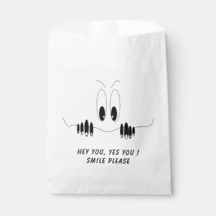 Ojos Divertidos Bolsas de Favor Sonrisa - Texto Pe