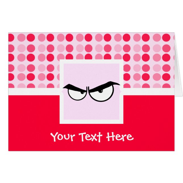 Ojos enojados lindos (Anverso (Horizontal))