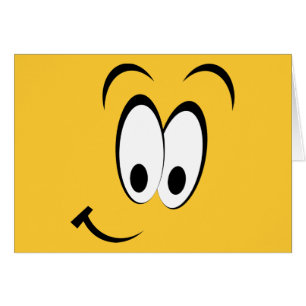 Ojos felices y sonrisa