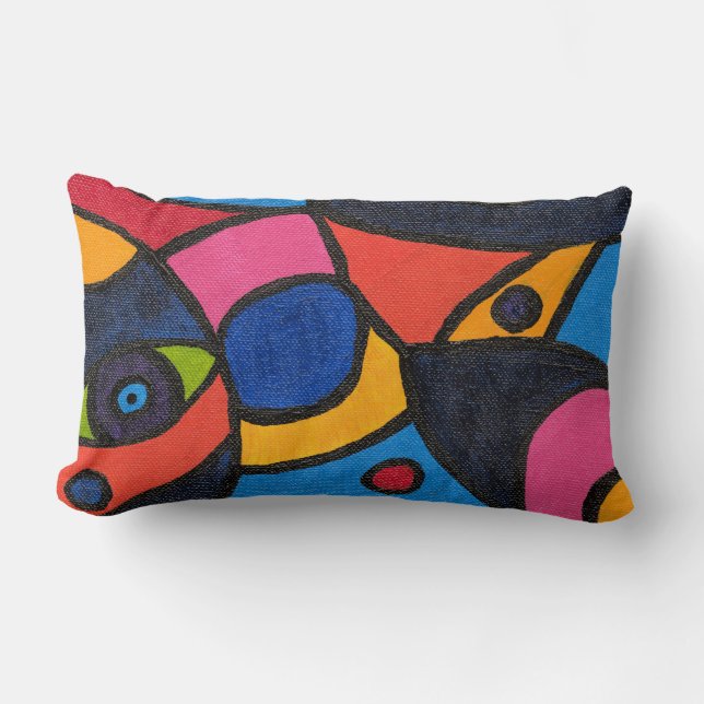 Ojos por todos lados - Cojín decorativo (Anverso)