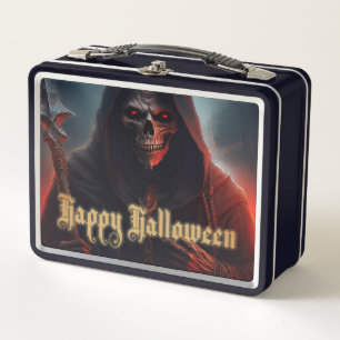 Ojos rojos brillantes Segador Arte de Halloween