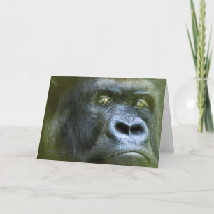 Ojos silvestres - Tarjeta ArtCard Silverback