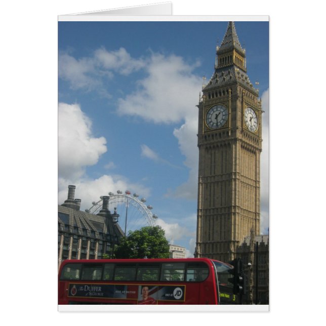 Ojos y Big Ben de Londres (Frente)