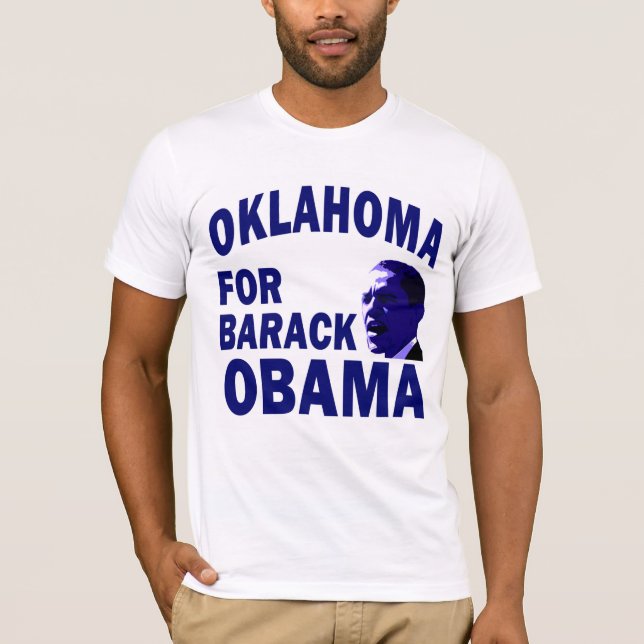 Oklahoma por la camiseta de la Unión Obama (Anverso)