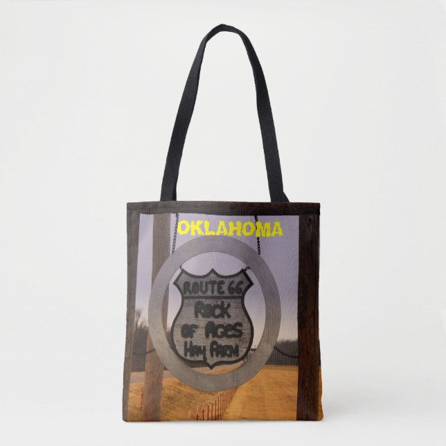 OKLAHOMA ROUTE 66 Bolsa de Tote para la compra (Anverso)