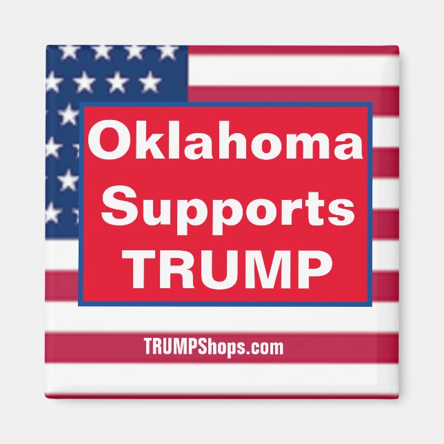 Oklahoma soporta imán TRUMP (Frente)