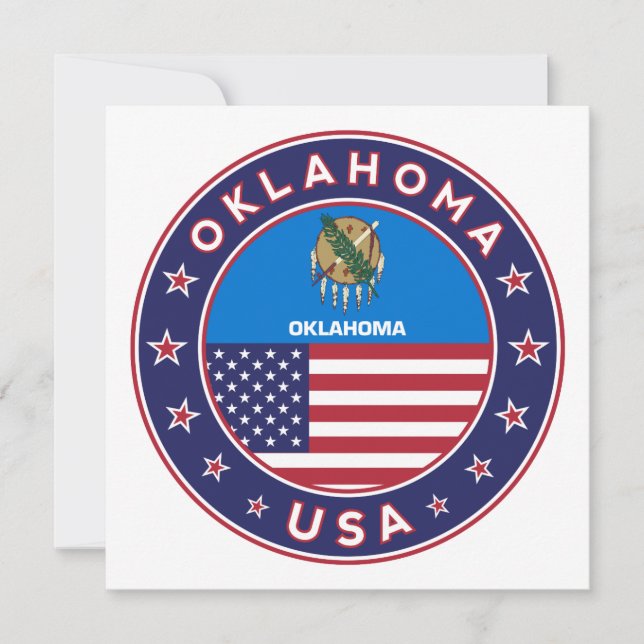 Oklahoma sticker, phone case (Anverso)