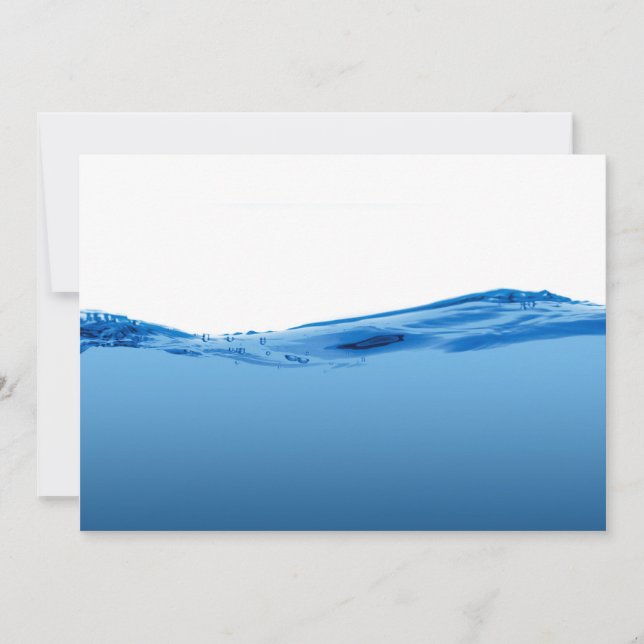 Ola de agua azul (Anverso)