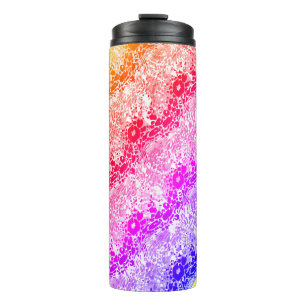 Ola de arcoíris termo tumbler