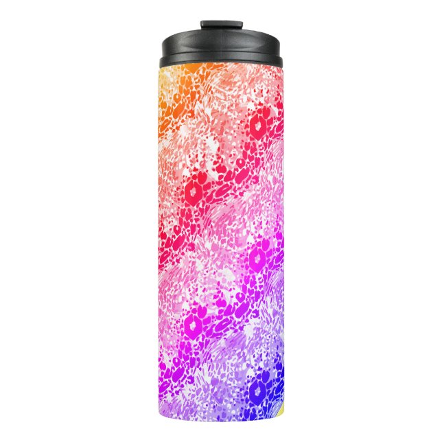 Ola de arcoíris termo tumbler (Anverso)