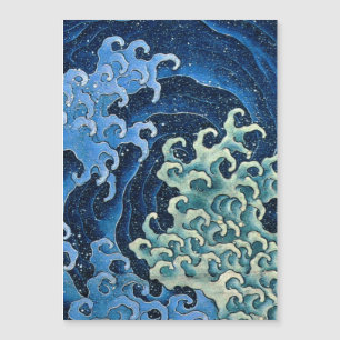 Ola Femenina de Hokusai Vintage Océano
