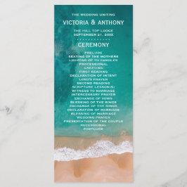 Ola oceánica, programa de bodas en la playa