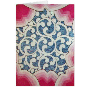 OLAS BLANCAS AZULES ROJAS, PINCHAS ABSTRACTAS Japo