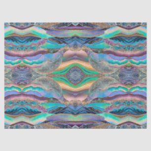 Olas de Abulón Arte con Papel de Seda para Decoupa