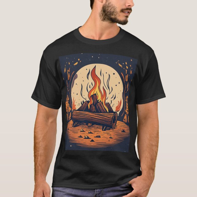 Olas de camiseta de creatividad" (Anverso)