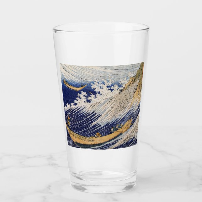 Olas del Océano de Hokusai Barcos Marítimos (Anverso)