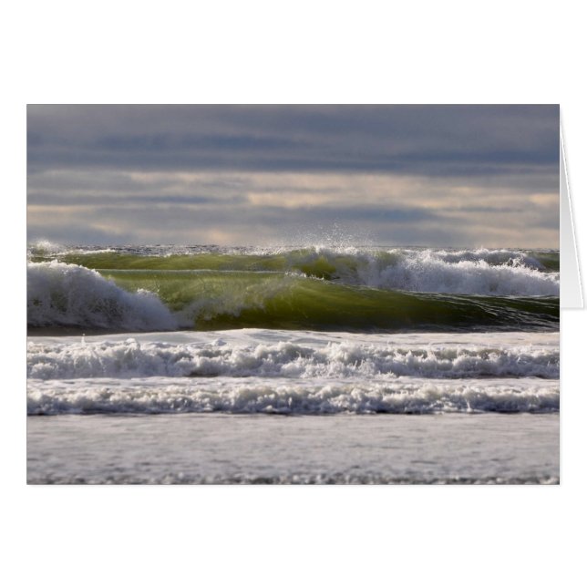 ¡Olas del Océano Pacífico! (Anverso (Horizontal))